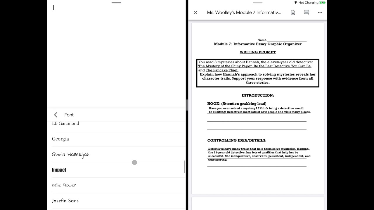 Ms  Woolley’s Lesson #4: Google Docs Final Draft: Informative Essay