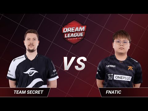 Team Secret vs Fnatic - Game 3 - Upper Bracket Round 1 - DreamLeague Season 13 - The Leipzig Major