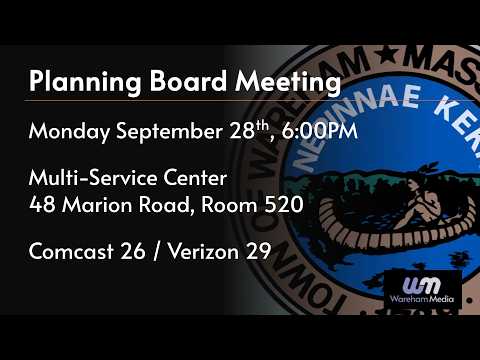 From the Planning Board