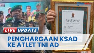 Momen Jenderal Dudung Abdurachman Beri Penghargaan pada Personel TNI AD Peraih Medali SEA Games 2023