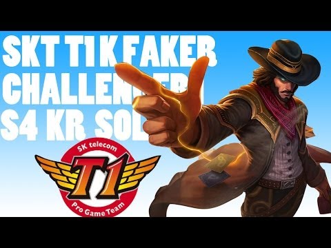 SK Telecom T1 K Faker - Twisted Fate 2 - Korean Challenger Solo Queue