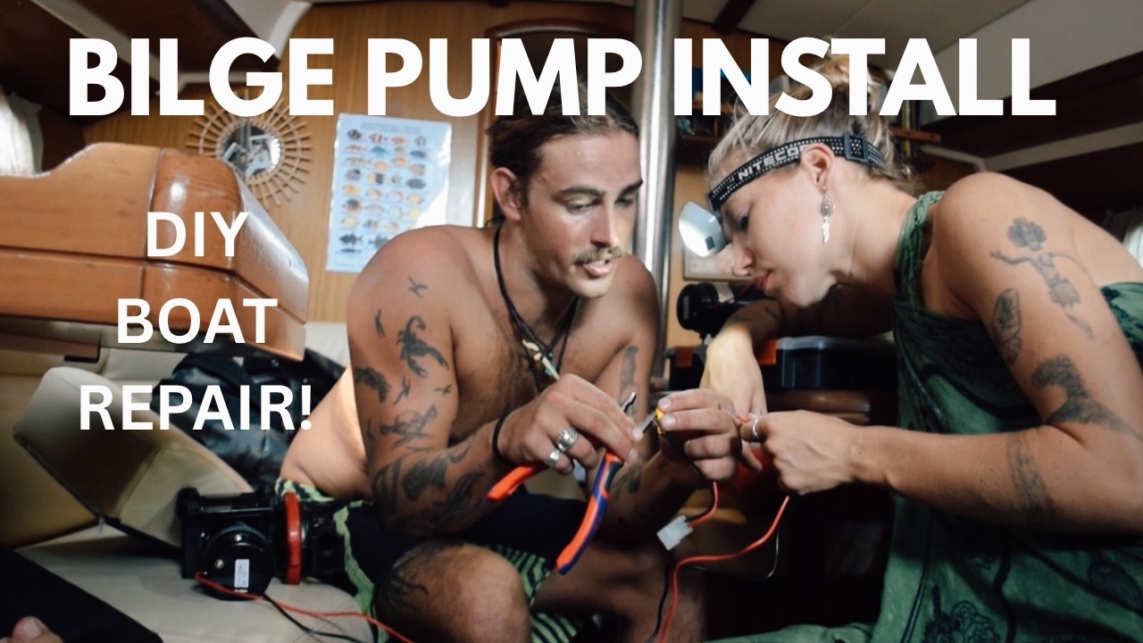 How We Installed Our Bilge Pump | Johnson Pump Wiking Power 16 – Boat Life DIY!