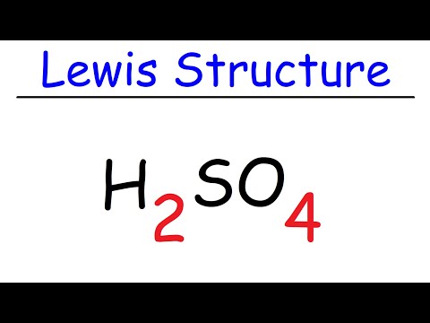 H2SO4 Lewis Structure - Sulfuric Acid