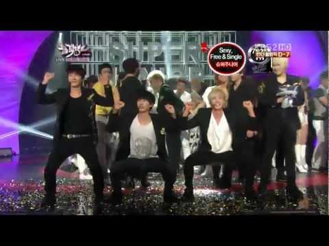 [PERF] 20/07/12 Super Junior - Sexy, Free and Single + Winner @ MuBank