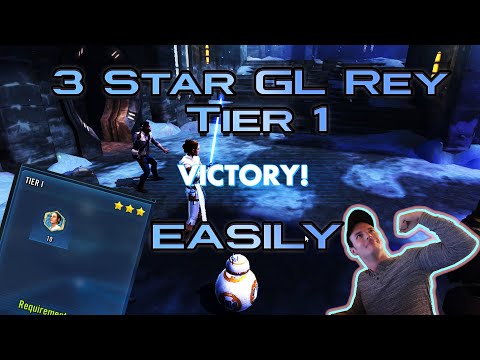 SWGOH GL Rey Tier 1 Guide - G11 R2 makes ALL the difference