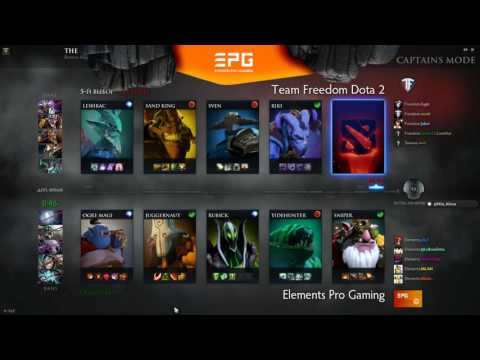 Elements Pro Gaming vs. Freedom bo1 @ Boston Major Main Quali.