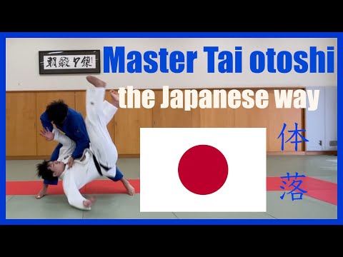 Master Tai otoshi the Japanese way