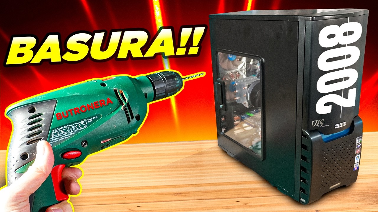 RESCATÉ una COMPUTADORA de la BASURA que tenía WINDOWS VISTA