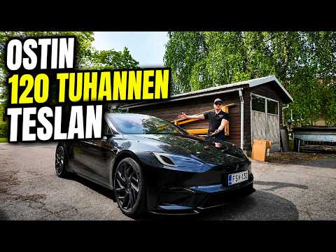 120 000€ Tesla Model S Plaid - Vihdoin se tuli!
