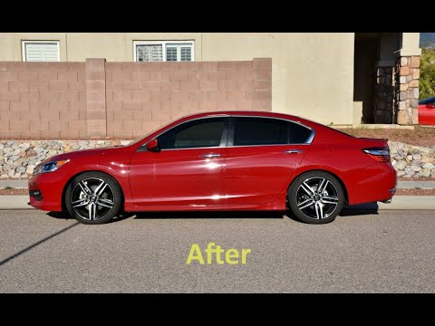 Eibach Pro-Kit Springs on Honda Accord Sport.