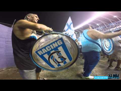 "Copa Libertadores 2015 - Previa LGI Bombos y Estandartes" Barra: La Guardia Imperial &bull; Club: Racing Club