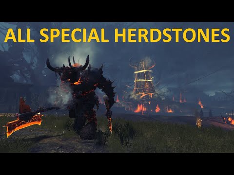 ALL SPECIAL BEASTMEN HERDSTONES - and those that are not