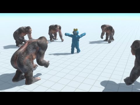 #newarbsupdate Rainbow friends blue🔵 vs 10 Goro the giants