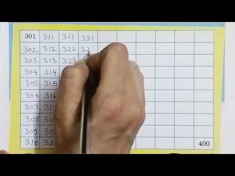 COUNTING 301-400 | Numbers | Number counting | Maths