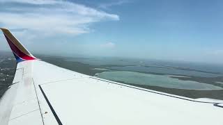 Southwest Airlines Boeing 737-800 takeoff from Cancun