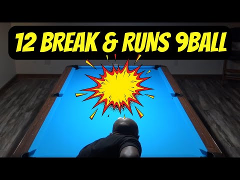 Twelve 9-Ball Break and Run Outs - World 9-Ball Championships 2025 Practice Session in Ohio