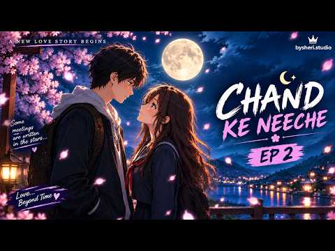 CHAND KE NEECHE 🌙 | A WISH | Hindi/Urdu Anime Love Story | EP 2
