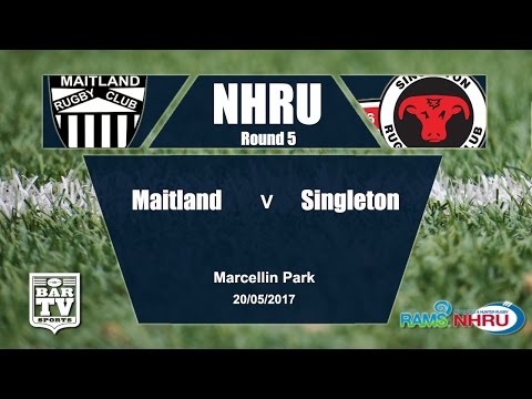 2017 NHRU Round 5 Premier 1 - Maitland V Singleton Bulls