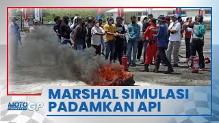 Jelang MotoGP Mandalika 2022, Marshal Gelar Simukasi Pemadaman Kebakaran Motor Pembalap
