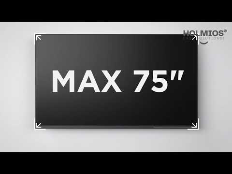 Soporte de TV motorizado abatible a ambos lados 32" - 75"