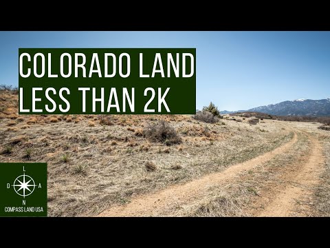 Sold by Compass Land USA - Colorado Investment Lot Less than 2k with Mountain View