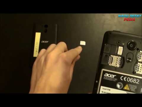 ☑️ Acer Liquid E700 Insert the SIM Card