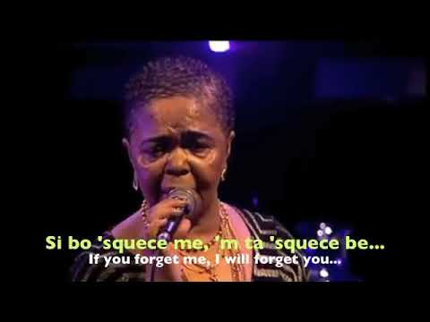 Cesaria evora sodade letra ao vivo