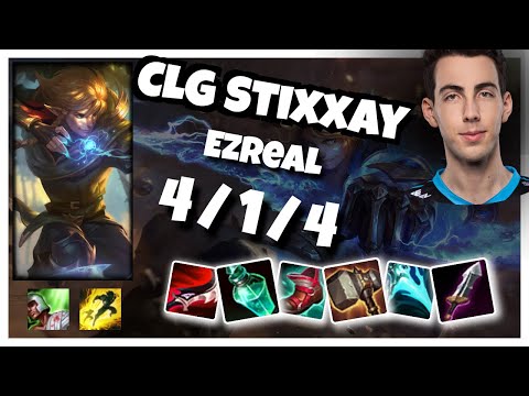 Ezreal vs Jhin CLG Stixxay BOT (4/1/4) - v11.3