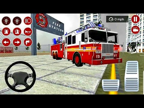 Real Fire Truck Driving Simulator 2020 - Best Android Gameplay