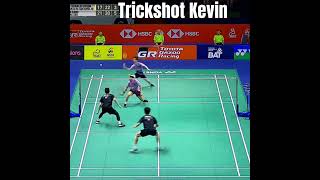 Download lagu Trickshot Kevin Sanjaya/Marcus Gideon Saat Melawan Kang Min Hyuk/Seo Seung Jae || Thailand Open 2023 mp3