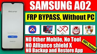Samsung A02 FRP Bypass Without PC | Android 11/12 Google FRP Unlock