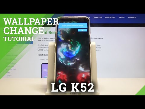 How to Download Live Wallpaper in LG K52? Magic Fluids Free App