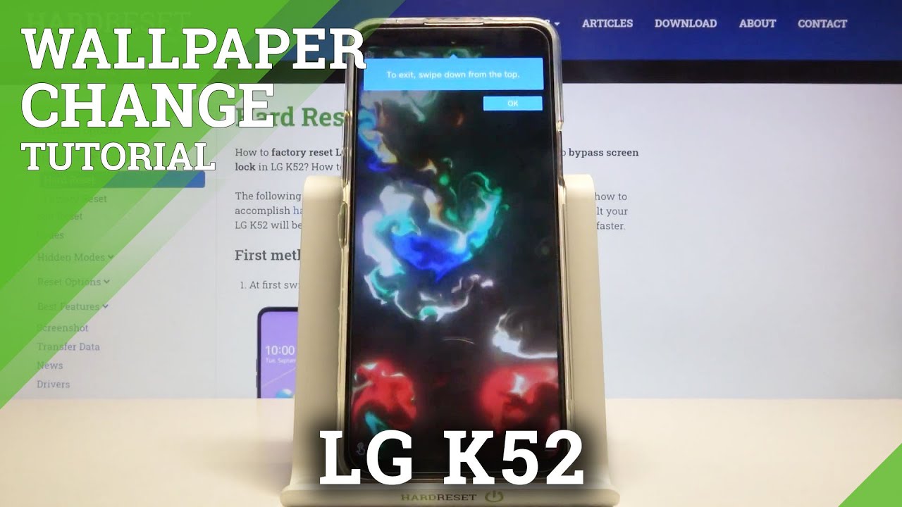 How to Download Live Wallpaper in LG K52? Magic Fluids Free App