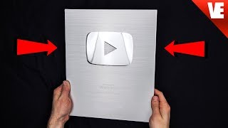 YOUTUBE SILVER PLAY BUTTON!