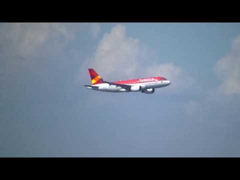 Decolagem Avianca do Santos Dumont - RJ Vista do Pão de Açúcar