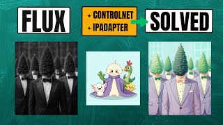 ComfyUI: FLUX + ControlNet + IPAdapter (SDXL Version) Integration