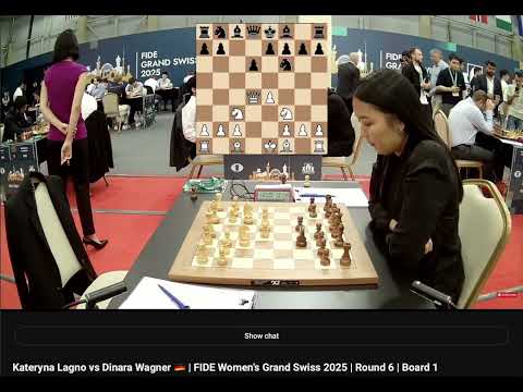 Start of Kateryna Lagno VS Dinara Wagner