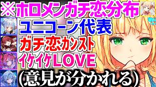 ホロメンガチ恋グラフでぺこらや船長、あてぃし先輩たちのリスナーの特性をあぶりだすねねちw【ホロライブ/桃鈴ねね/綺々羅々ヴィヴィ/水宮枢/兎田ぺこら/宝鐘マリン/湊あくあ/大空スバル】