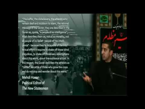 Mehdi Hasan says Non-Muslims and Atheists live like Cattle