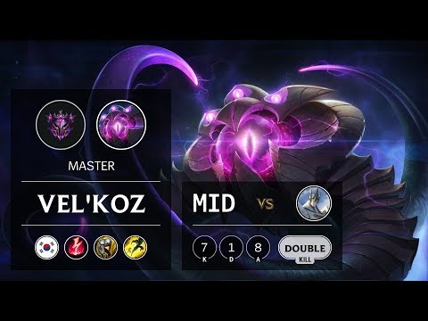 Vel'Koz Mid vs Galio - KR Master Patch 9.17