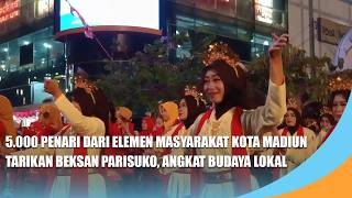 Download lagu MADIUN | 5,000 Dancers from All Walks of Madiun Life Perform Beksan Parisuko, Highlighting Local ... mp3