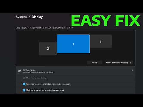 How To Fix Programs Opening on Second Monitor Instead of Main Monitor