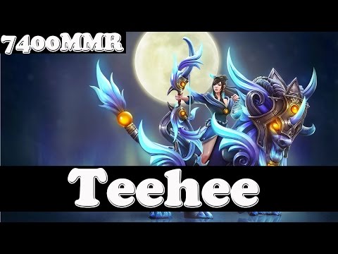 Dota 2 - Patch 6.87 - Teehee 7400 MMR Plays Mirana - Ranked Match Gameplay!