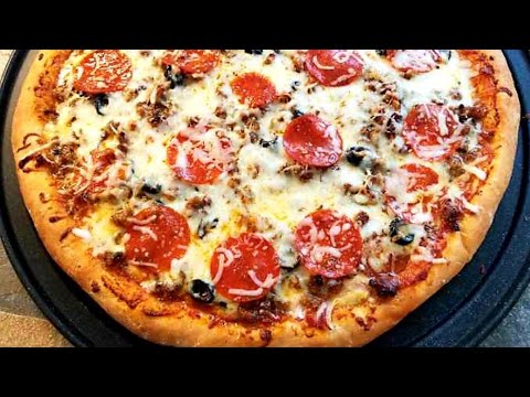 PIZZA SUPREME! PEPPERONI AND SAUSAGE! ❤ (Made from scratch)