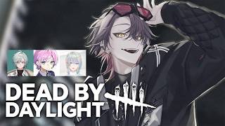 【DbD】DbDフルパあつすぎだろ！！！w/みらいじん3、弦月3、レヨン3【渡会雲雀/にじさんじ】