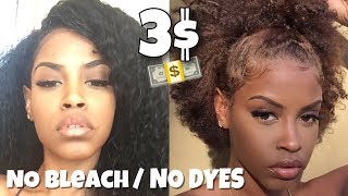 Black to Light Brown| NO Bleach NO Hair Dye for 3 DOLLARS