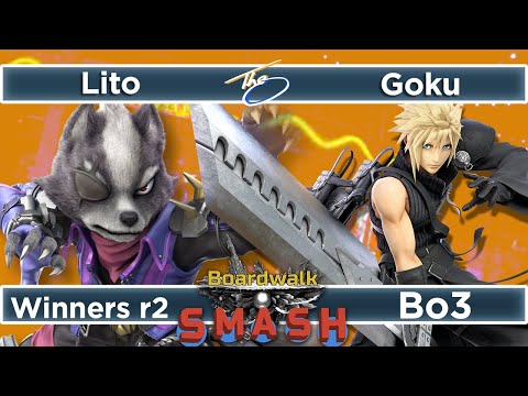 Goku (Cloud) vs Lito (Wolf) - Winners Rnd 2 - Boardwalk Smash #39