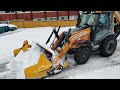 case backhoe spin o rama snow plow