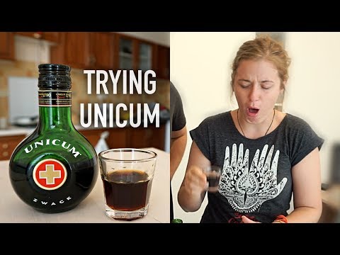 I taste UNICUM for the first time...