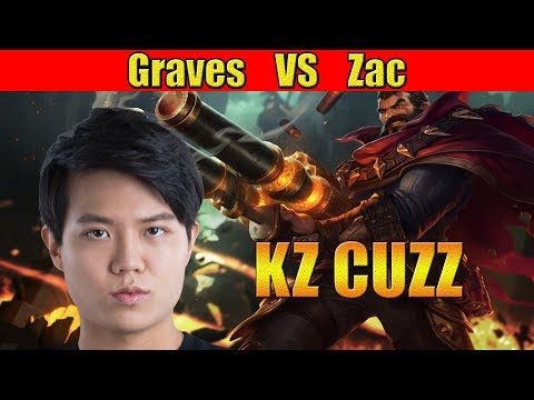 KINGZONE CUZZ  Graves Jungle vs Zac